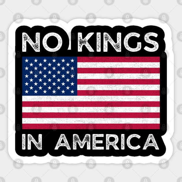 No-Kings Sticker by Creatifly Graphic Tees